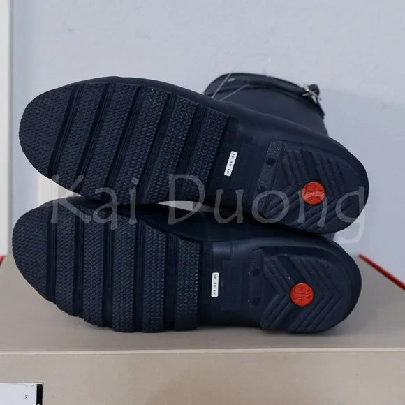 Hunter-Women's Original Short Rain Boots in Navy color - Picture 7 of 9